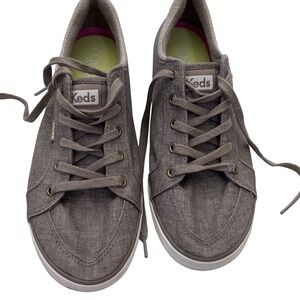 Keds Kickback tan Canvas Sneakers Blue Label comfort minimalist grunge 7.5